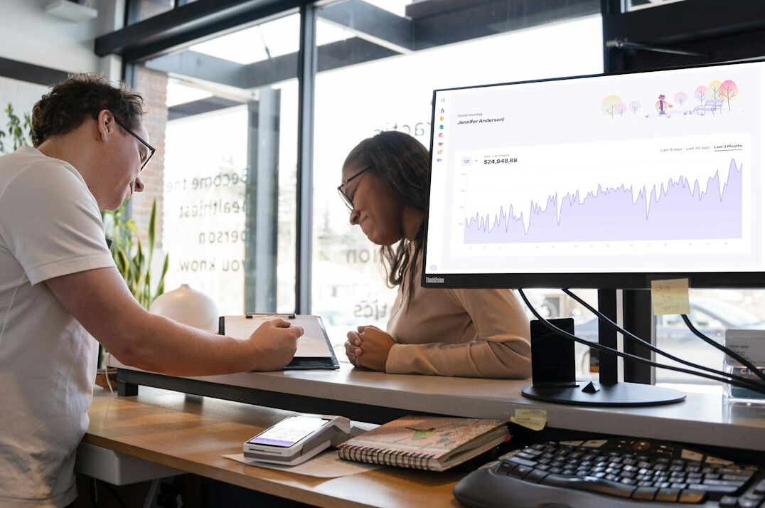 business team analyzing data